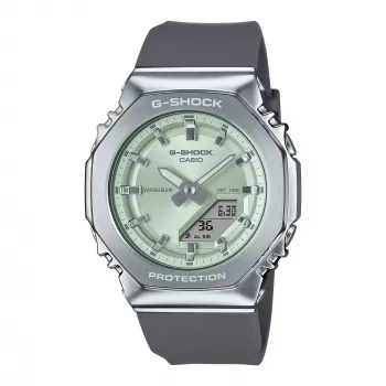 CASIO G-SHOCK Moteriškas GM-S2110-3AER Analoginis-Skaitmeninis Laikrodis 42,9mm Žalia Derva/Nerūdijantis Plienas