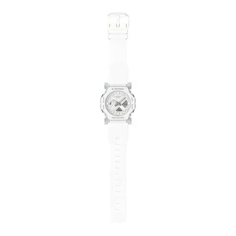 CASIO GA-2300-7AER Moteriškas analoginis-skaitmeninis laikrodis, 42,9 mm, baltas dervos