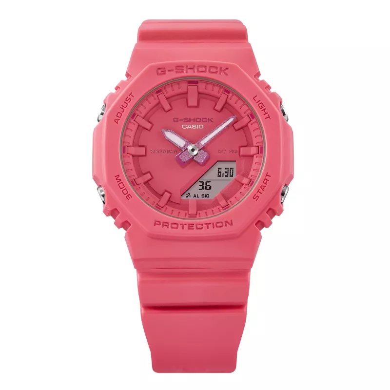 Casio GMA-P2100-4AER G-Shock Analoginis-Digitalinis Laikrodis Rožinis Koralas