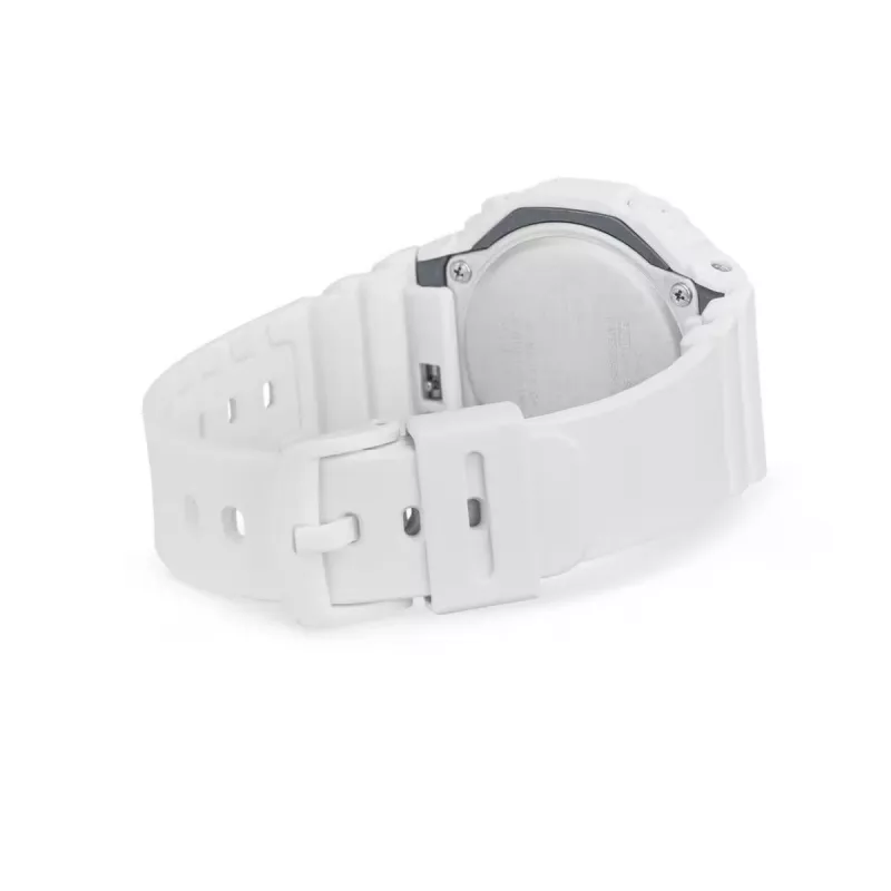 CASIO GMA-S2100MD-7AE Moteriškas analoginis-skaitmeninis kvarcinis laikrodis, 46,2 mm, balta dervos juosta