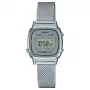 CASIO LA670WEM-7DF Moteriškas skaitmeninis sidabrinis laikrodis 30,3 mm