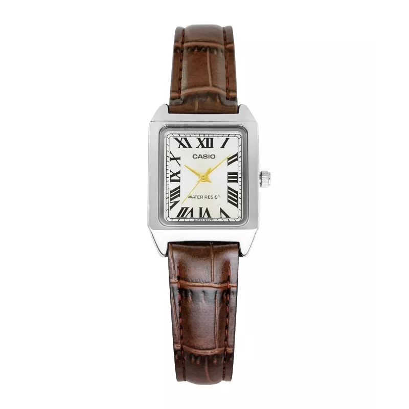 Casio LTP-V007L-9BUDF Analoginis laikrodis, sidabrinis/rusvas