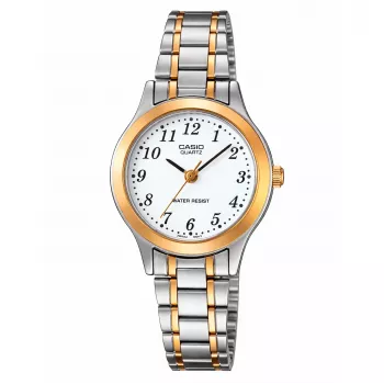 CASIO LTP1128G7BRDF Moteriškas analoginis kvarcinis laikrodis 33mm Auksinio atspalvio nerūdijantis plienas