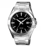 CASIO Vyriškas analoginis laikrodis MTP-1308D-1A Nerūdijančio plieno apyrankė 43,8 mm Juodas ciferblatas