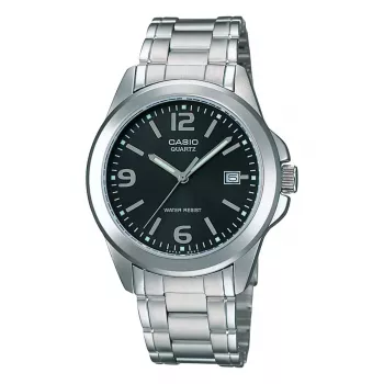 CASIO Vyriškas MTP-1215A-1A Analoginis Kvarcinis Laikrodis 43,3mm Nerūdijantis Plienas