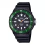 CASIO MRW-230H-1E3 Vyriškas analoginis kvarcinis laikrodis su juodu ciferblatu ir juodu dirželiu, 47,9 mm korpusas