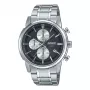 CASIO MTP-E510D-1A2VDF Vyriškas analoginis kvarcinis laikrodis su nerūdijančio plieno apyranke, 42 mm