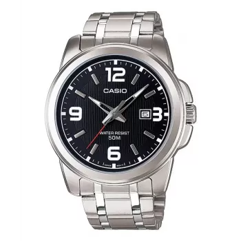 CASIO MTP1314D1AVDF Vyriškas analoginis kvarcinis laikrodis 44,9 mm Nerūdijantis plienas