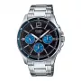 CASIO MTP1374D2AVDF Vyriškas analoginis kvarcinis laikrodis 43,5 mm Nerūdijantis plienas Mėlynas ciferblatas