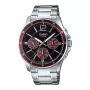 CASIO MTP1374D5AVDF Vyriškas analoginis kvarcinis laikrodis, nerūdijantis plienas, rudas ciferblatas, sidabrinis atspalvis, 43,5 mm