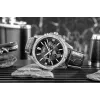 CASIO MTP1375L1AVDF vyriškas analoginis kvarcinis laikrodis su odiniu dirželiu, juodas ciferblatas, 42 mm