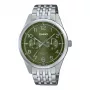 CASIO MTPE340D3AVDF Vyriškas analoginis kvarcinis laikrodis 42mm nerūdijantis plienas žalias ciferblatas