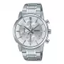 CASIO MTPE510D7AVDF Vyriškas analoginis kvarcinis laikrodis 42mm Nerūdijantis plienas Sidabrinis ciferblatas