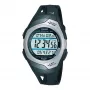 CASIO STR-300C-1VEF Unisex Skaitmeninis Laikrodis 35,2mm Derva Juoda