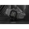 Casio W-800H-1BVES vyriškas skaitmeninis laikrodis - 100m atsparus vandeniui, kvarcinis mechanizmas