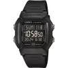 Casio W-800H-1BVES vyriškas skaitmeninis laikrodis - 100m atsparus vandeniui, kvarcinis mechanizmas