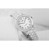 CASIO Moteriškas analoginis kvarcinis laikrodis LTP-1128A-7B 33mm sidabrinis ciferblatas, nerūdijantis plienas