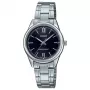 CASIO Women's Analog Quartz Watch LTP-V005D-1B2 34mm Silver Stainless Steel