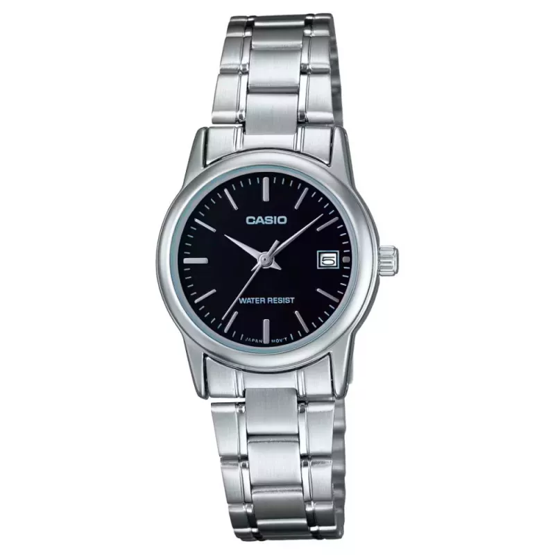 CASIO Women's LTP-V002D-1A Analog Quartz Watch 31mm Stainless Steel