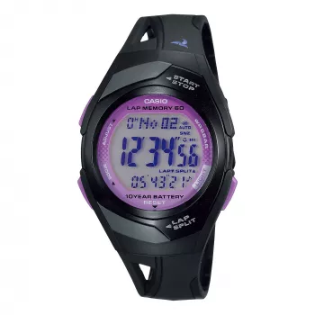 CASIO Women's STR-300-1CEG Digital Watch 35.2mm Black Resin