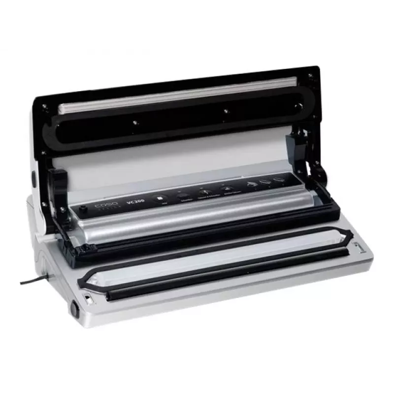 CASO VC200 baro vakuuminis sandariklis 120W su temperatūros valdymu, Silver