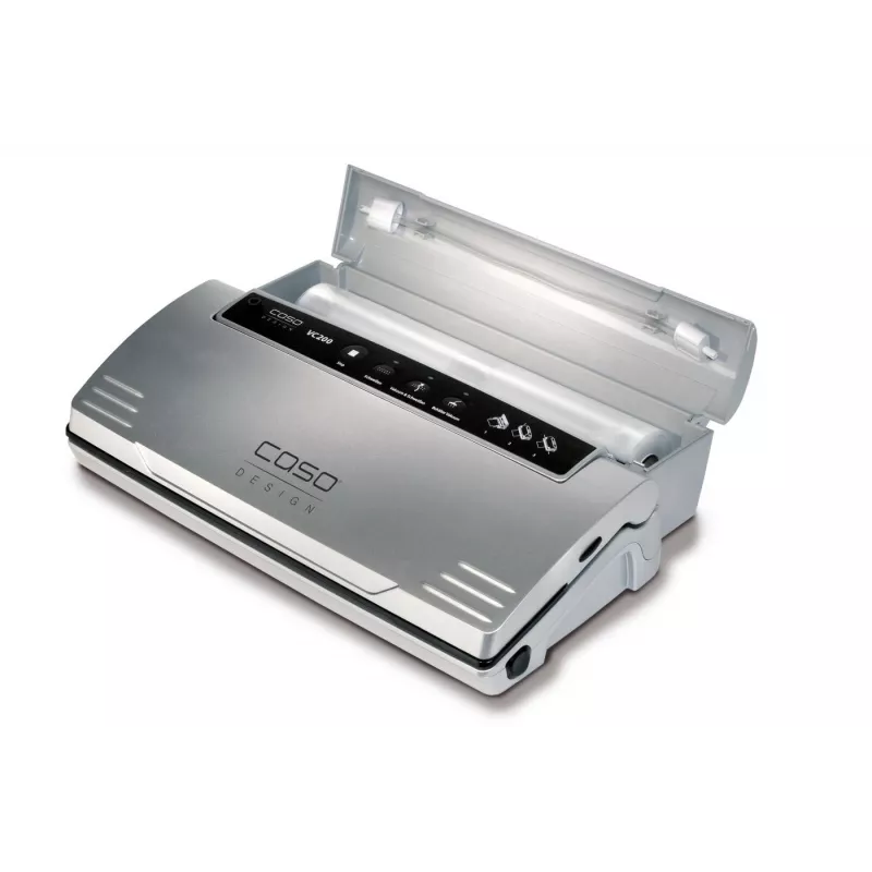 CASO VC200 baro vakuuminis sandariklis 120W su temperatūros valdymu, Silver