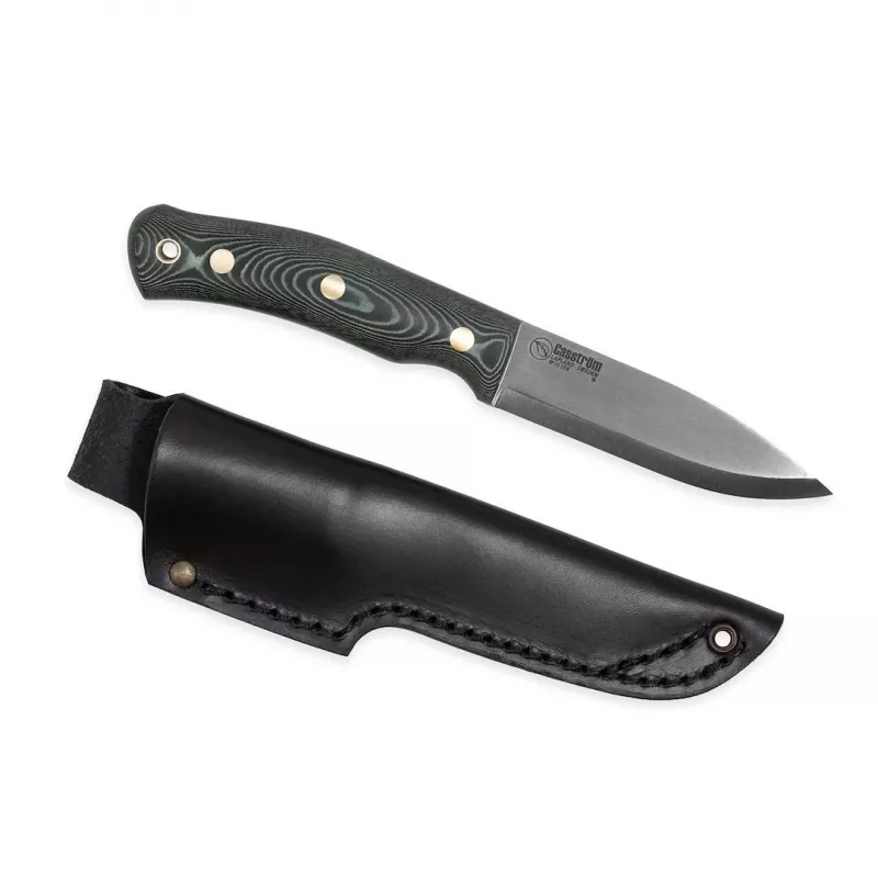 Casström No.10 SFK Green Micarta Sleipner peilis