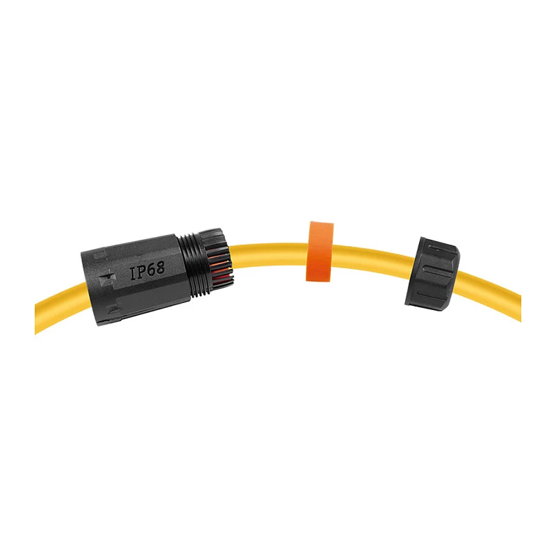 CAT6a lauko mova IP68 RJ45 moteriška į moterišką ekranuota Ethernet jungtis