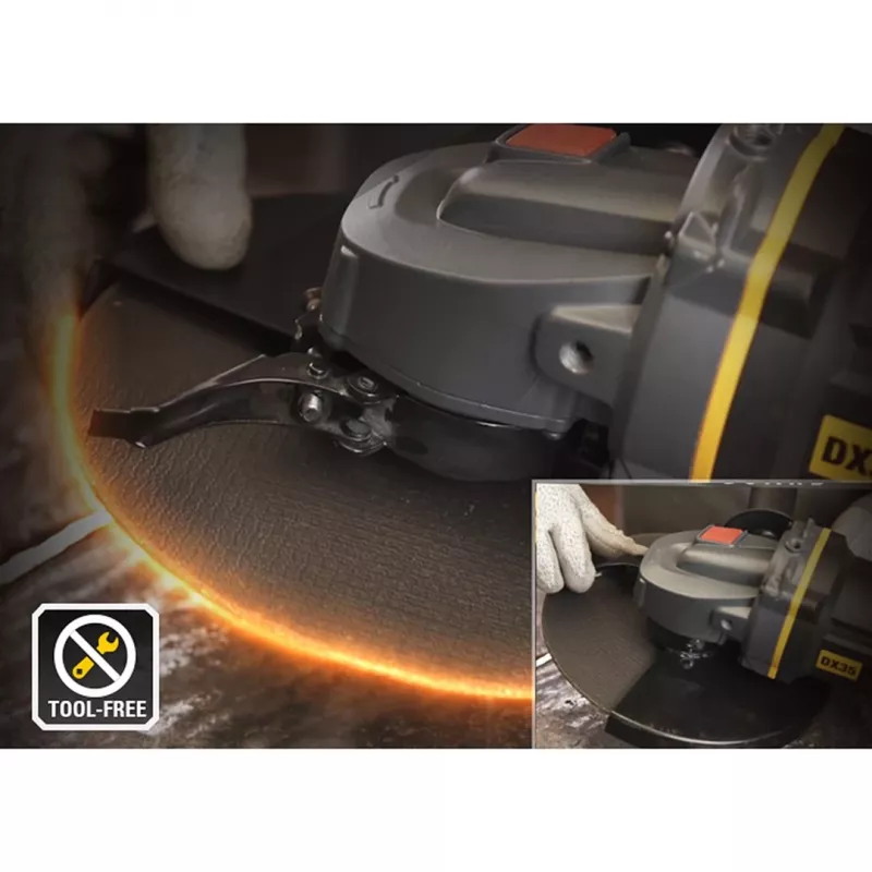 CATERPILLAR Tinklinis kampinis šlifuoklis CAT DX35 125mm 950W