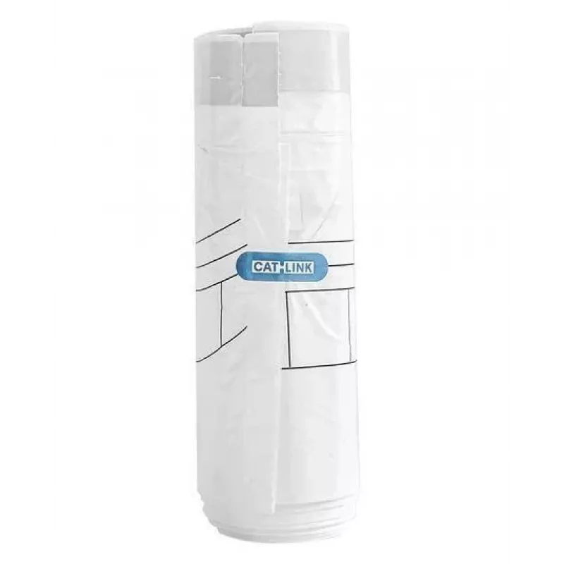 CATLINK CL-TB-01 Automatinės kraiko dėžės atliekų maišeliai (2 rulonai, 40 vnt.) – juodi HDPE