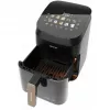Cecotec Cecofry&Grill Smokin' 4500 Oro gruzdintuvė su griliu ir rūkymo funkcija, 4,5 L, 1700 W, juoda