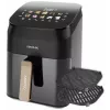 Cecotec Cecofry&Grill Smokin' 4500 Oro gruzdintuvė su griliu ir rūkymo funkcija, 4,5 L, 1700 W, juoda