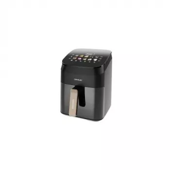 Cecotec Cecofry&Grill Smokin' 4500 Oro gruzdintuvė su griliu ir rūkymo funkcija, 4,5 L, 1700 W, juoda