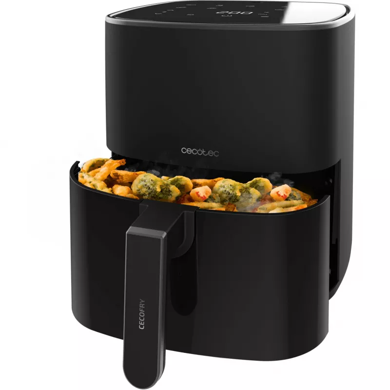 CECOTEC Cecofry Fantastik 5500 Oro gruzdintuvė, 5,5 L, 1500 W, juoda