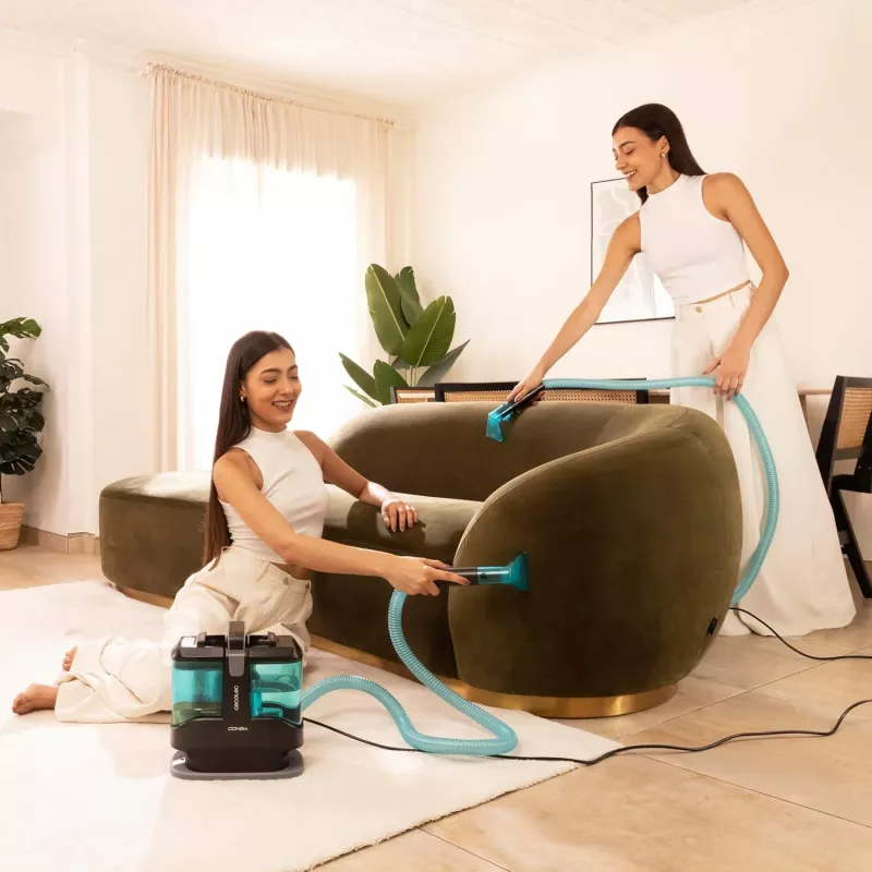 Cecotec Conga 3000 Carpet & Spot Clean Max Upholstery Cleaner, 450 W, 10 kPa Siurbimas, 1.2 L Švaraus vandens bakas