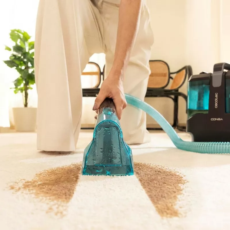 Cecotec Conga 3000 Carpet & Spot Clean Max Upholstery Cleaner, 450 W, 10 kPa Siurbimas, 1.2 L Švaraus vandens bakas