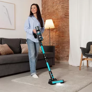 Cecotec Conga Rockstar 2500 Thunder Pet Flex laidinis dulkių siurblys 400W 33.6V 65min Juoda/Mėlyna