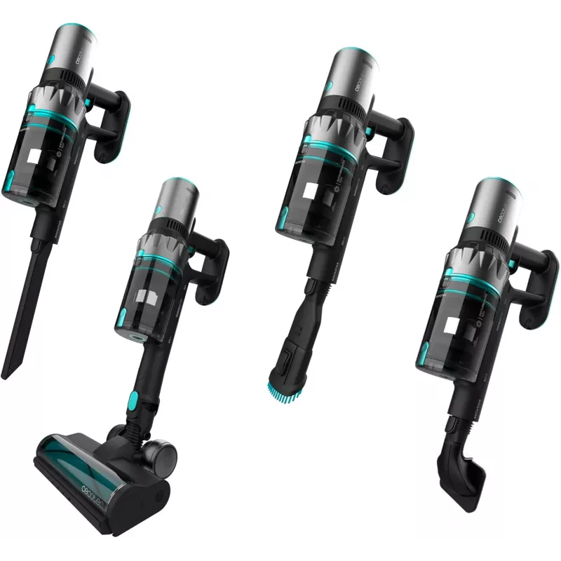 Cecotec Conga Rockstar 2500 Thunder Pet Flex laidinis dulkių siurblys 400W 33.6V 65min Juoda/Mėlyna
