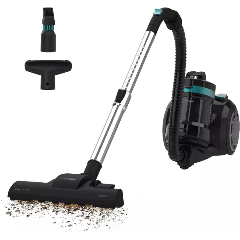Cecotec Conga Rockstar Cyclonic Plus belaidis dulkių siurblys 800W 2L juodas