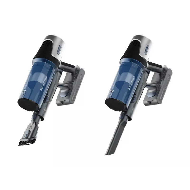 Cecotec Conga Rockstar P50 X-Treme belaidis rankinis dulkių siurblys, 400 W, 33,6 V, 60 min veikimo laikas, juoda/mėlyna