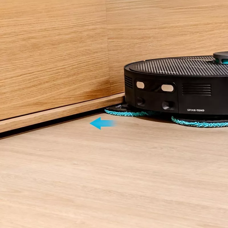 Cecotec Conga X70 Robot dulkių siurblys, 15000 Pa, 5200 mAh, 240 min, šlapias ir sausas, juodas