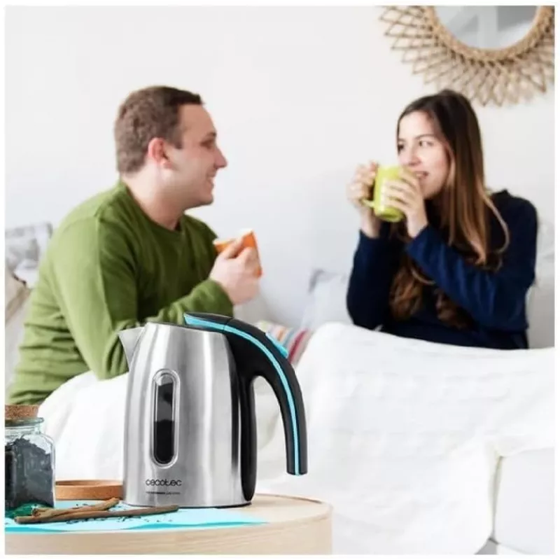 Cecotec Kettle ThermoSense 220 Steel Electric 1630 W 1.2 L Stainless Steel 360° Rotational Base