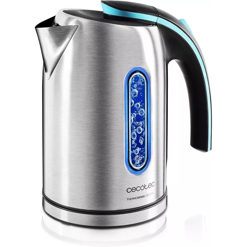 Cecotec Kettle ThermoSense 220 Steel Electric 1630 W 1.2 L Stainless Steel 360° Rotational Base