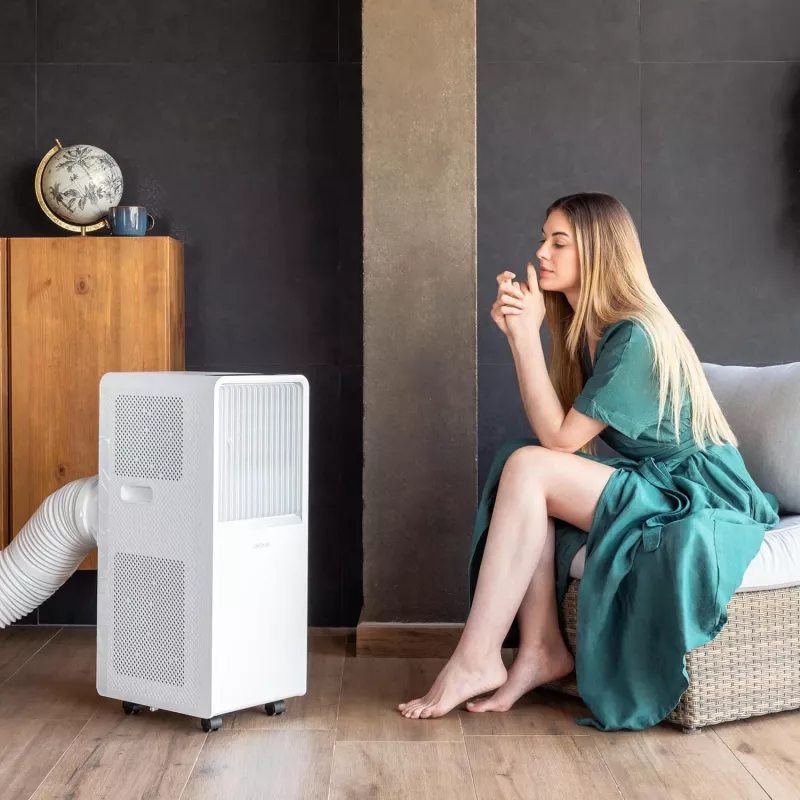 Cecotec Mobilus oro kondicionierius ForceClima 7550 Style Connected, 7000 BTU/h, baltas, Wi-Fi, nuotolinio valdymo pultas