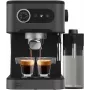 Cecotec Power Espresso 20 Pro Latte kavos aparatas, 20 barų siurblio slėgis, įmontuotas pieno putotuvas, pusiau automatinis, juodas, 1350 W