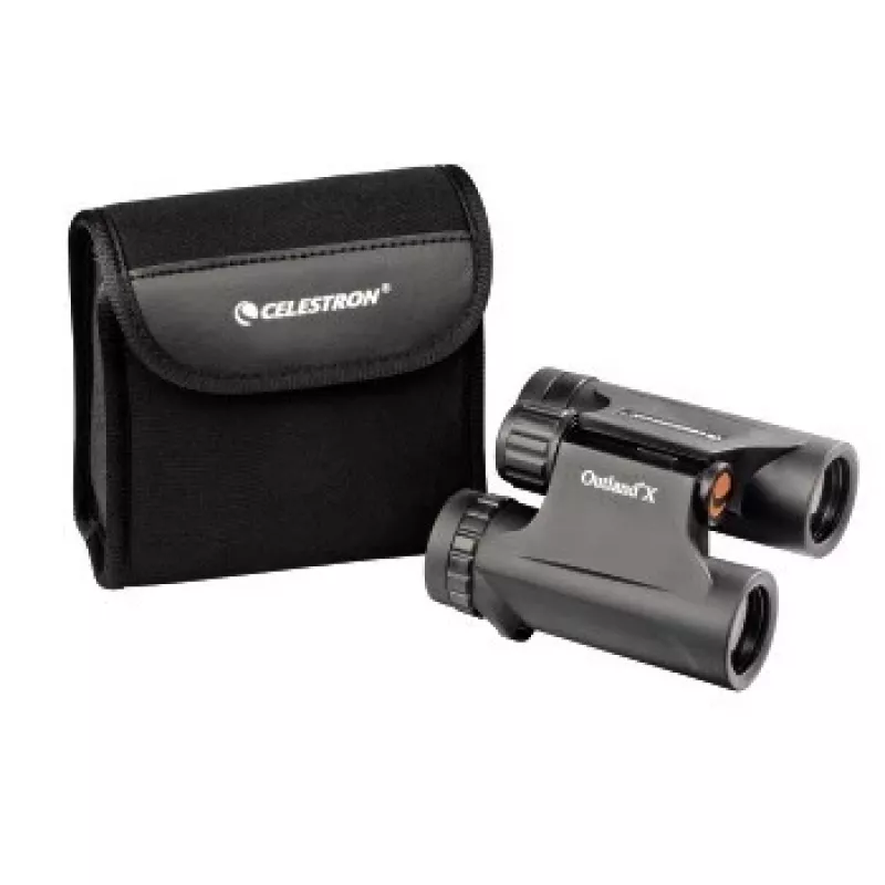Celestron Hama Outland X 10x42 BaK-4 stogo prizmės žiūronai - juodi