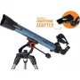 Celestron Inspire 70AZ Refraktoriaus Teleskopas 35x Padidinimas Juoda, Mėlyna