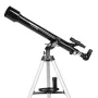 Celestron PowerSeeker 60 AZ teleskopas – 60 mm diafragma, 700 mm židinio nuotolis, refraktorius, altazimutinis montavimas, aliumininis trikojis