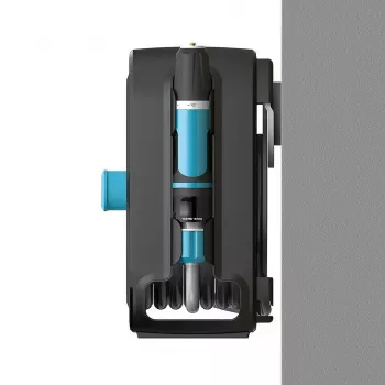 CELLFAST C55-400 Black Drum Box žarnos ritė, 60m talpa, rankinė svirtis, atspari UV ir šalčiui