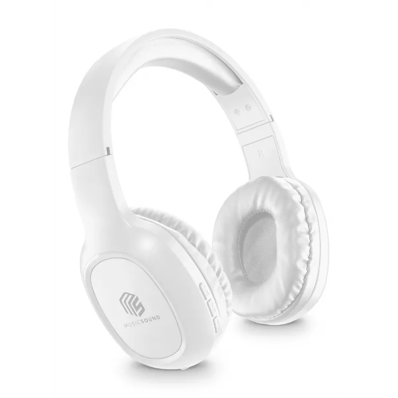 Cellularline Music & Sound Bluetooth Headphone BASIC White - Belaidės ausinės ant ausų su mikrofonu